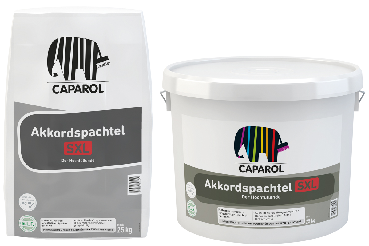 Caparol Akkordspachtel KF 25,0 kg Eimer